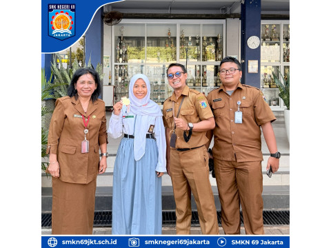 Keluarga besar SMK Negeri 69 Jakarta mengucapkan selamat kep