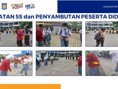 Kegiatan 5S Penyambutan Peserta Didik