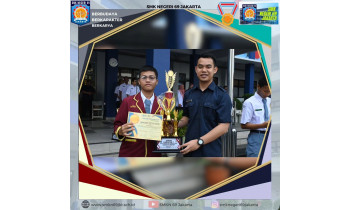 Juara Harapan 1 Lomba Kompetensi Siswa (LKS) bidang Network Systems Administration Jenjang SMK Tingkat Wilayah JT 1 