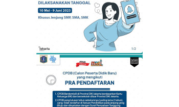 Jadwal Prapendaftaran PPDB Tahun 2023 Secara Daring