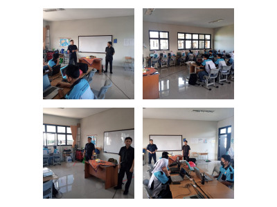 Kegiatan sertifikasi BNSP kelas XII SIJA