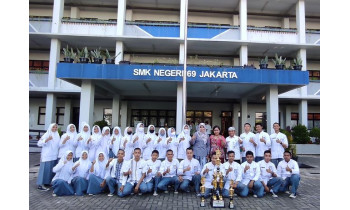Juara Tim Paskibra SMKN 69 Jakarta
