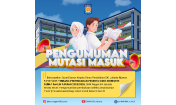 Pengumuman Perpindahan Peserta Didik Semester Genap TA 2025/2026