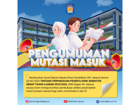 Pengumuman Perpindahan Peserta Didik Semester Genap TA 2025/