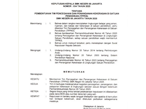 Tim Pencegahan dan Penanganan Kekerasan di Satuan Pendidikan